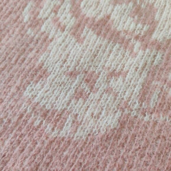 Free People "purple rain" cropped alpaca blend sweater sz M - Picture 8 of 13